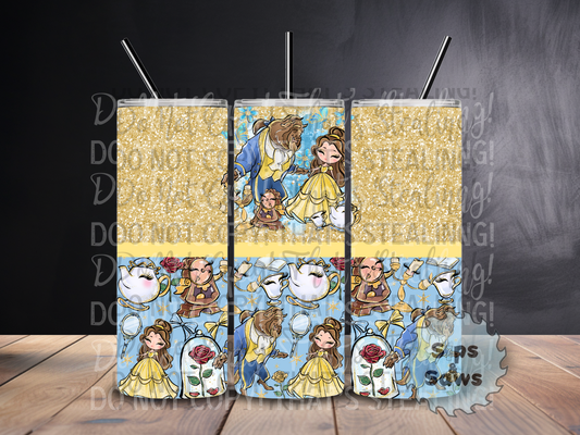 20oz Belle Sublimation Tumbler