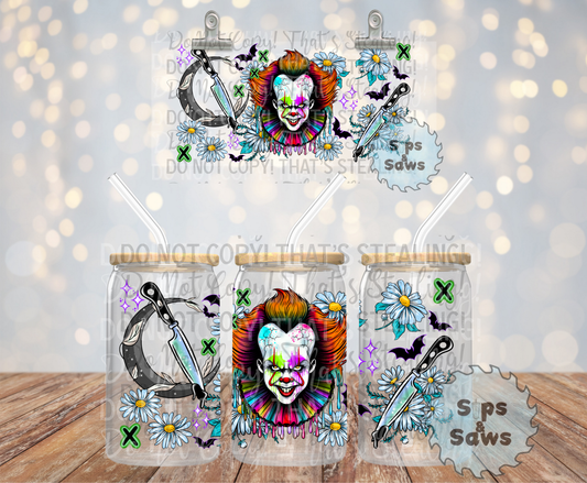 16oz Floral Clown Wrap