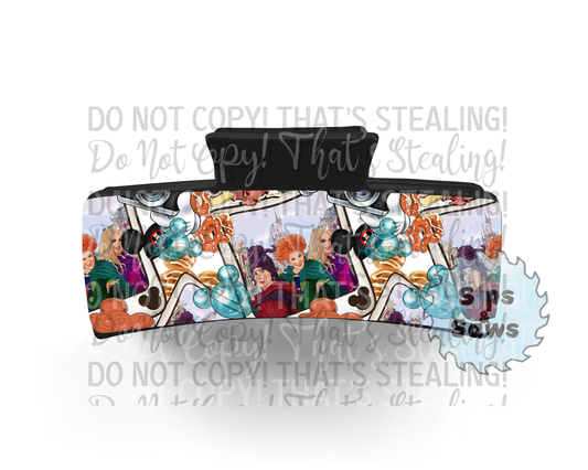 Hocus Pocus Sublimation Hair Clip