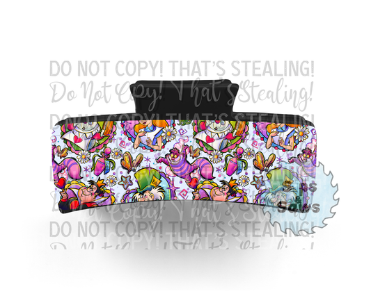 Alice Sublimation Hair Clip
