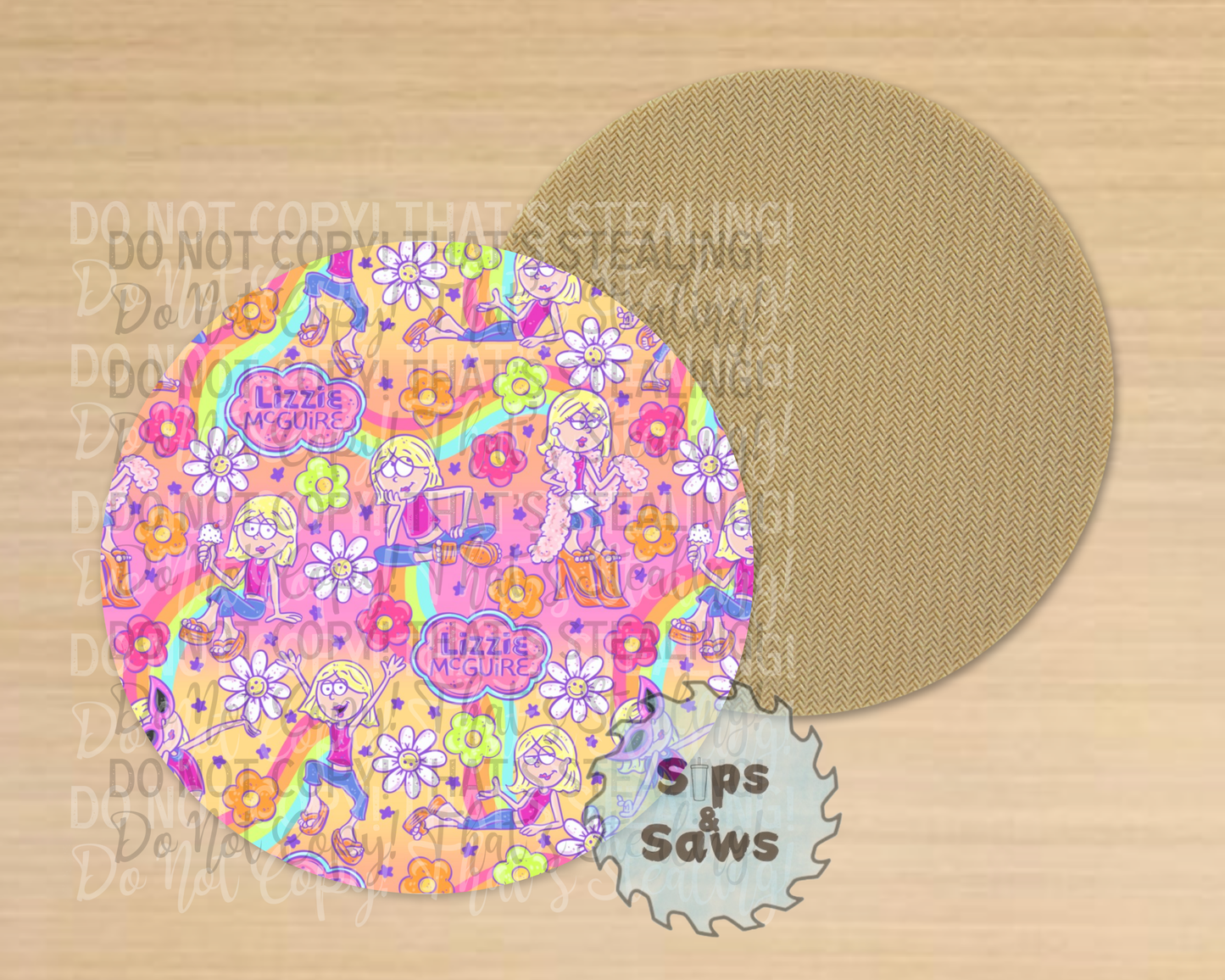 Lizzie Sublimation Coaster