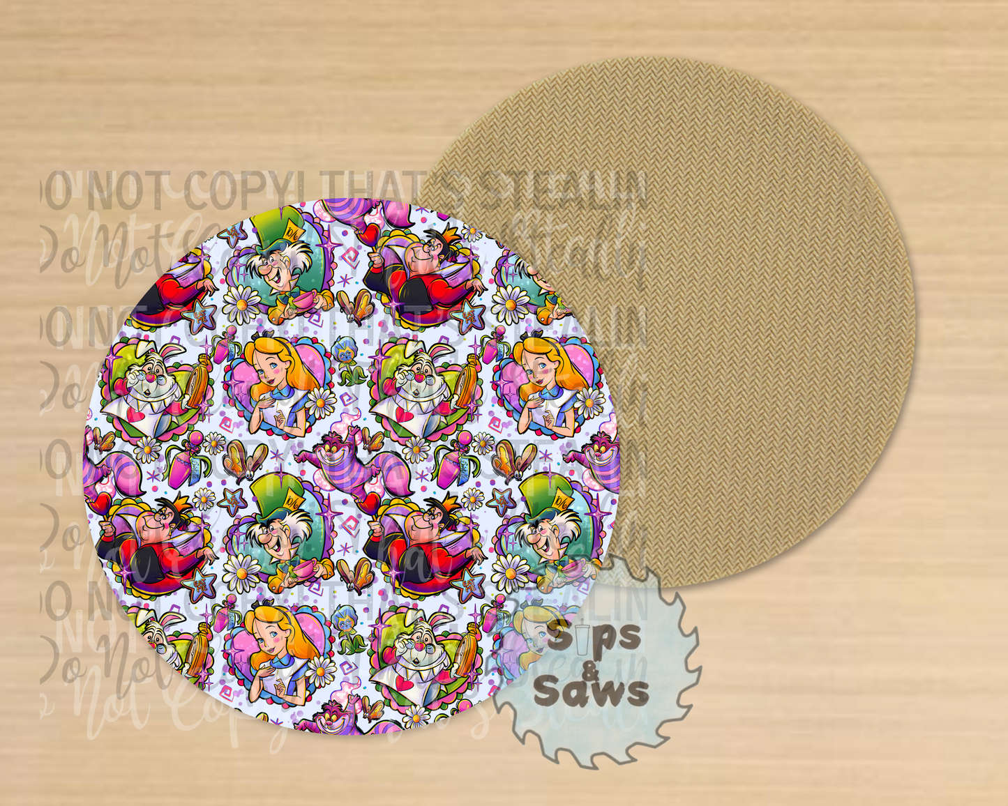Alice Sublimation Coaster