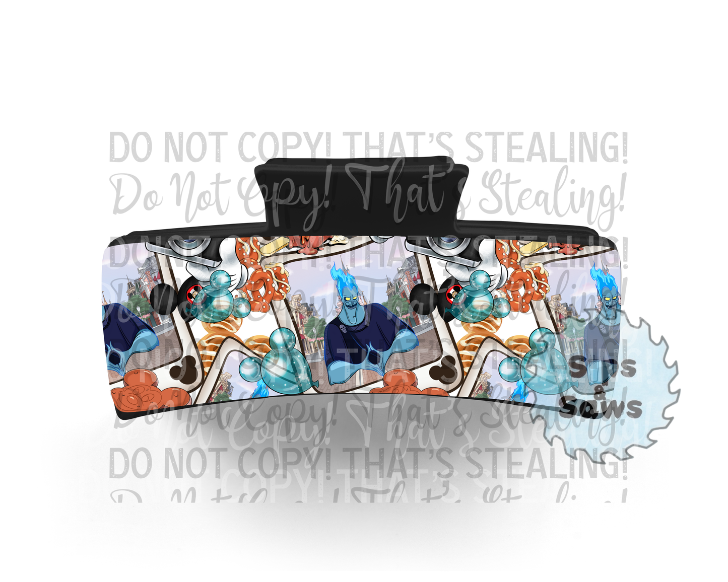 Hades Sublimation Hair Clip
