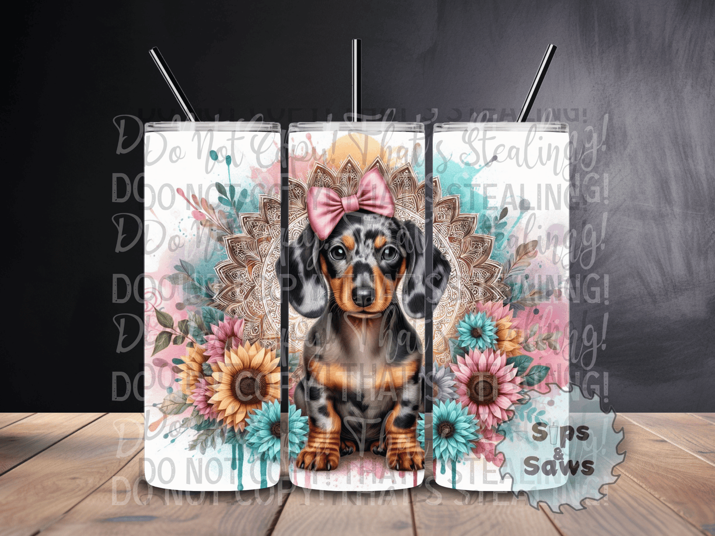 20oz Dachshund Tumbler