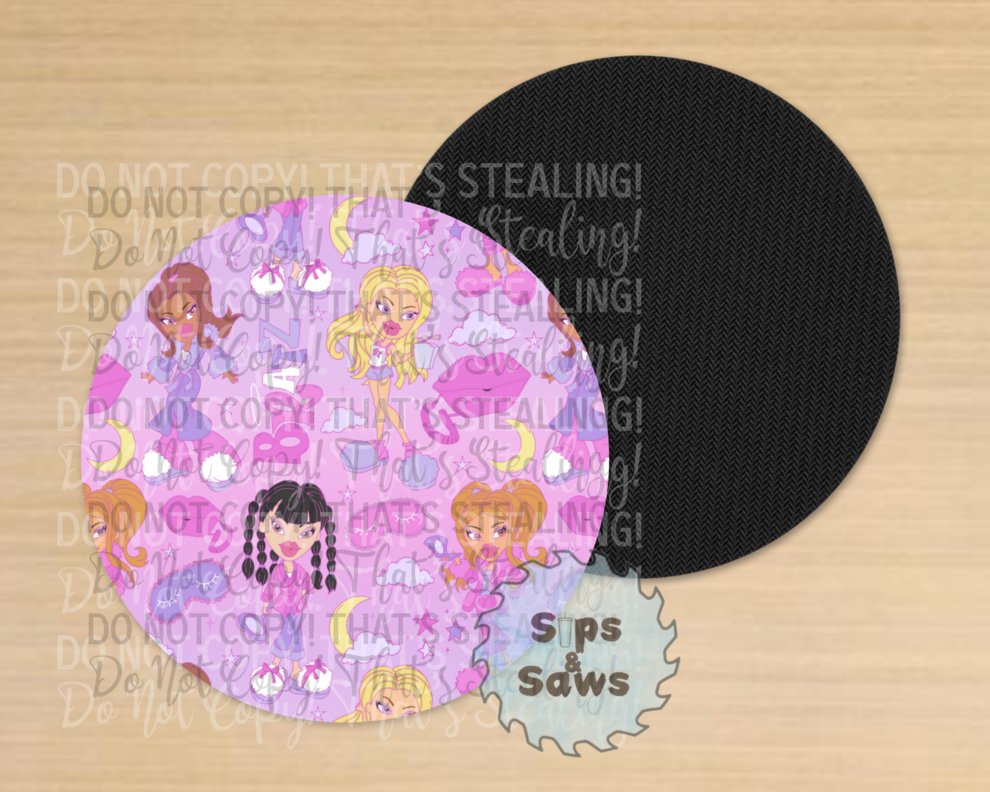 Sleepover Bratz Sublimation Coaster