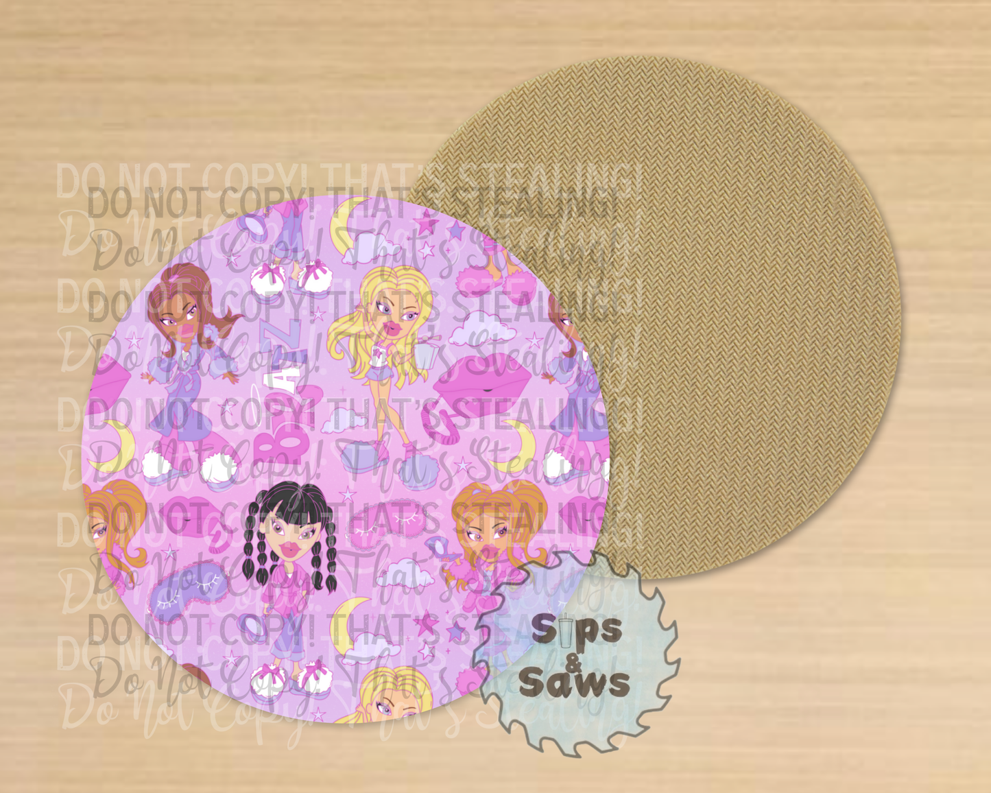 Sleepover Bratz Sublimation Coaster