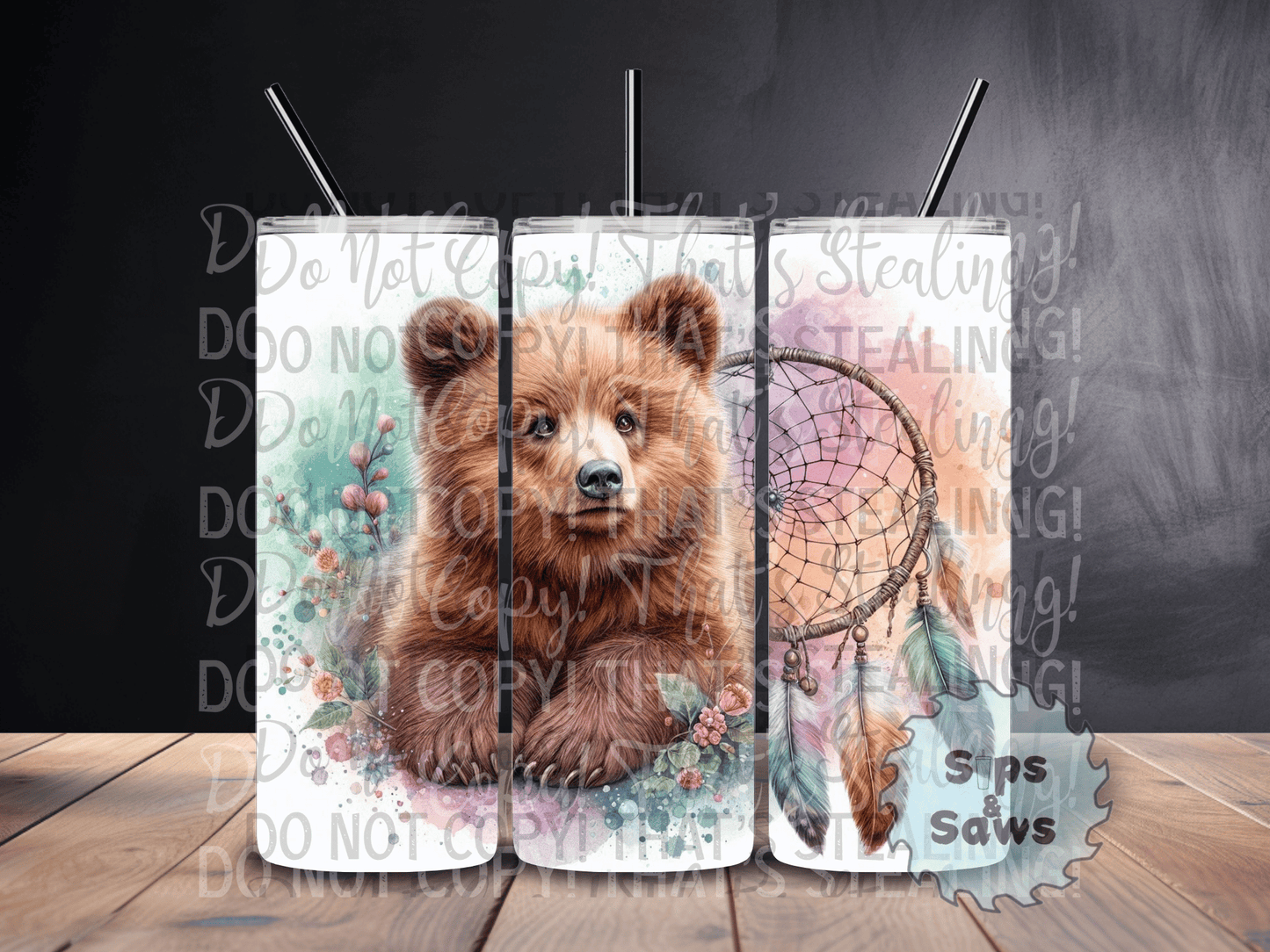20oz Bear Tumbler