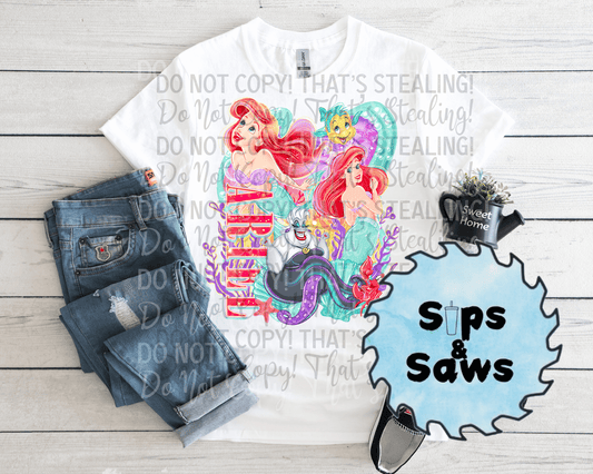 Mermaid & Sea Witch DTF