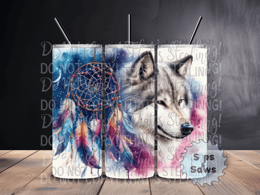 20oz Wolf Tumbler