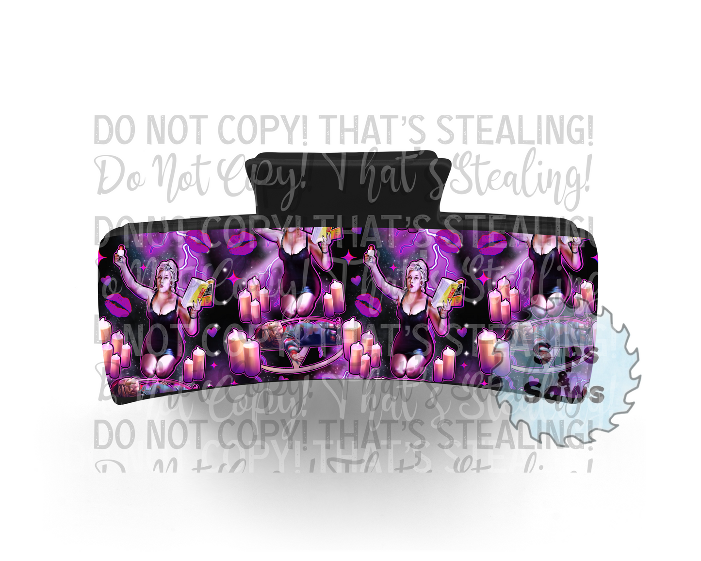 Chucky Sublimation Hair Clip