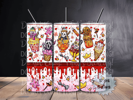 20oz Horror Ice Cream Tumbler