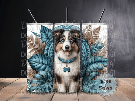 20oz Border Collie Tumbler