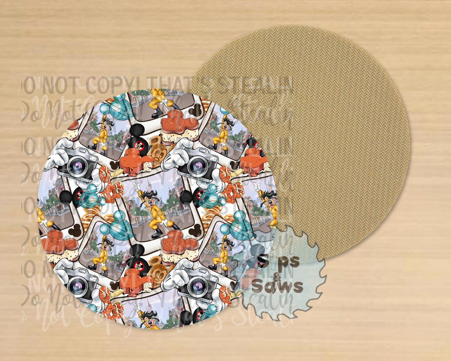 Max Powerline Sublimation Coaster