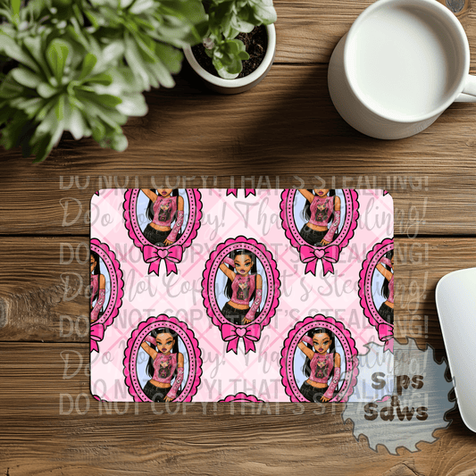 Bratz Pink Sublimation Mouse Pad