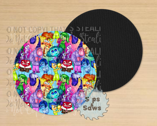 Emotions Sublimation Coaster