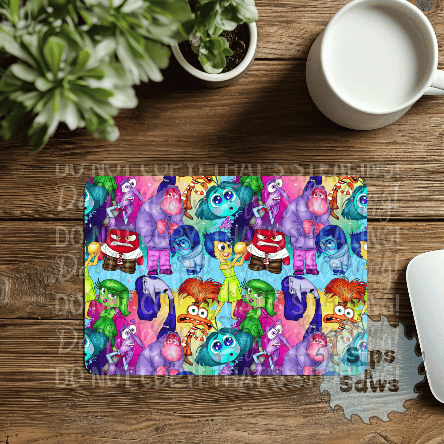 Emotions Sublimation Mouse Pad