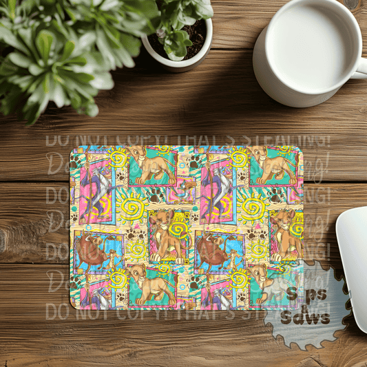 Lion Sublimation Mouse Pad