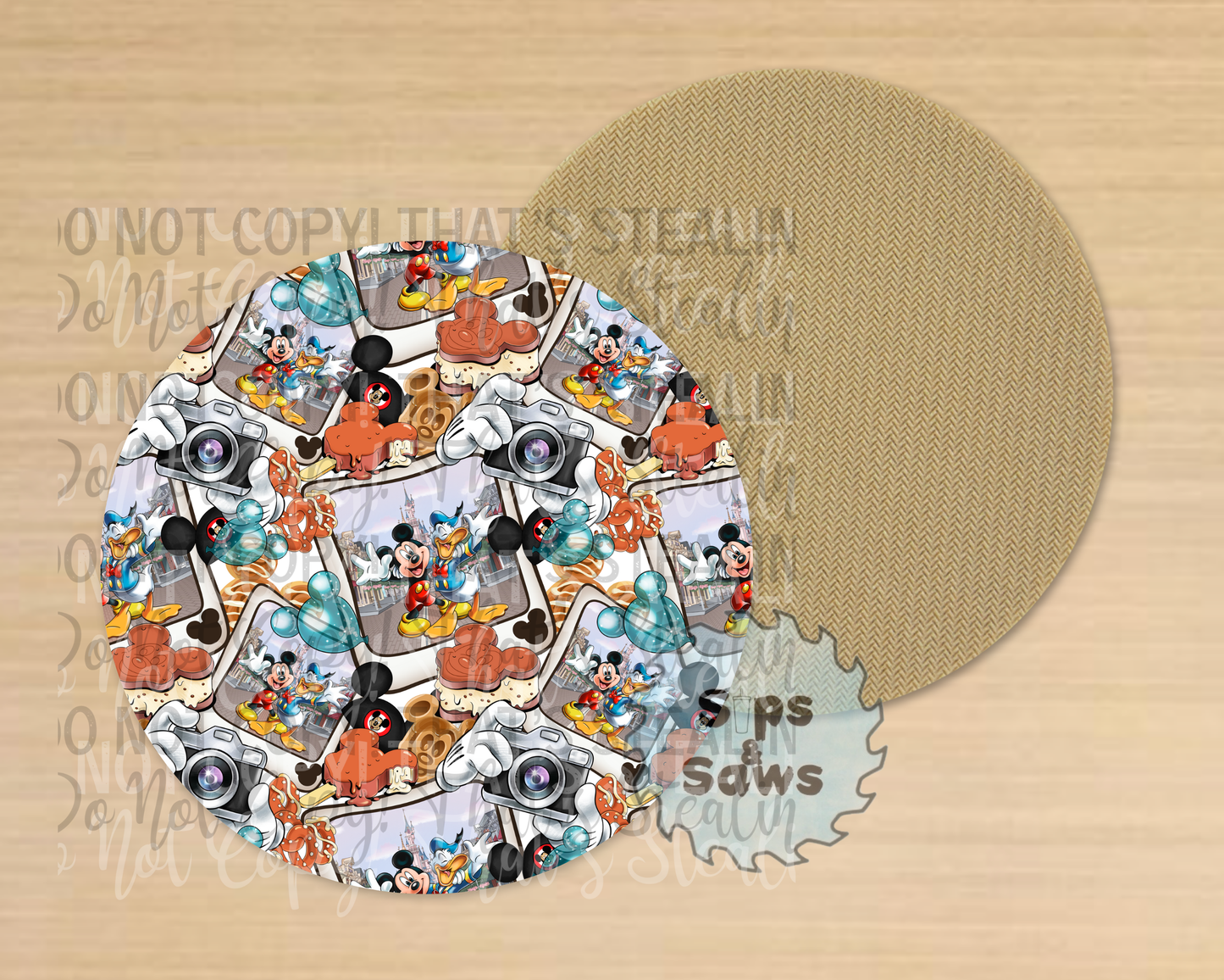 Mouse & Donald Sublimation Coaster