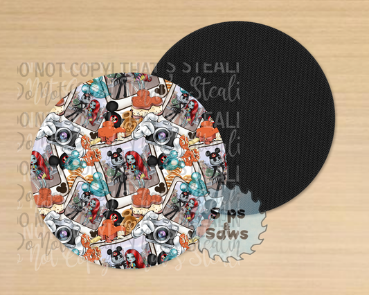 Jack & Sally Sublimation Coaster