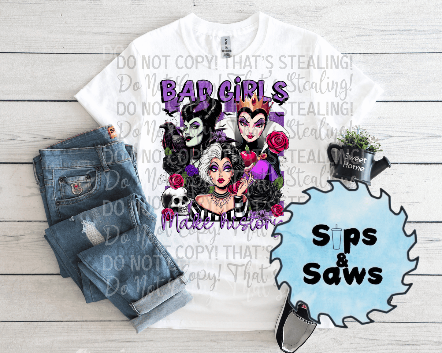 Bad Girls Make History DTF