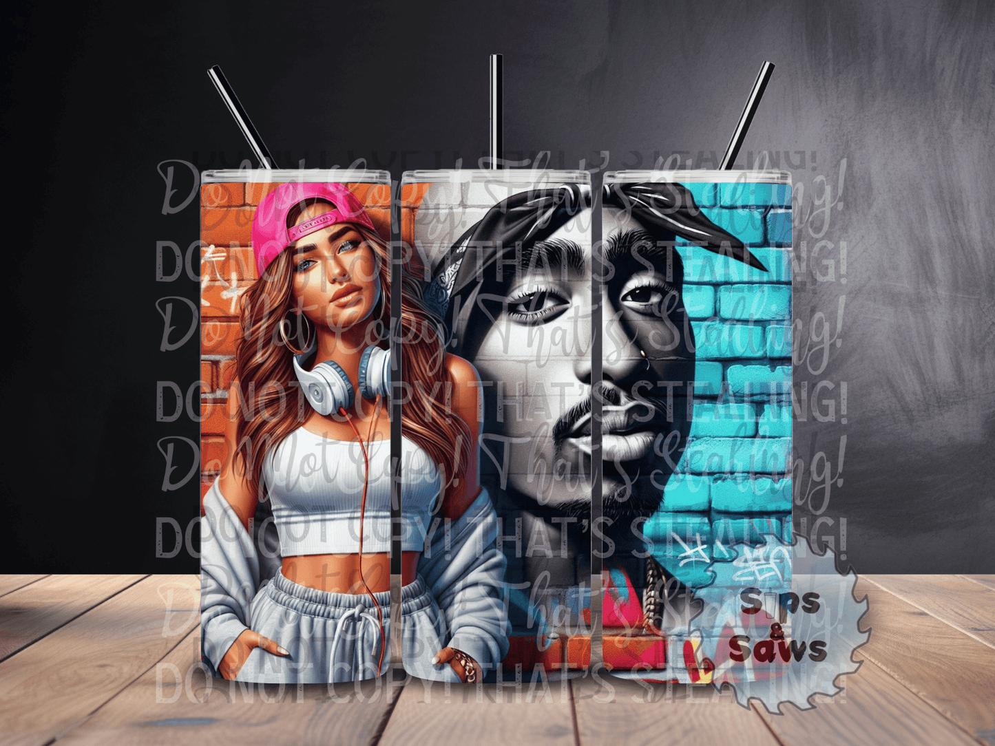 20oz Tupac Tumbler