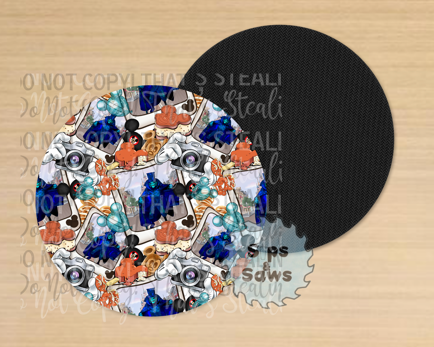 Hat Box Sublimation Coaster