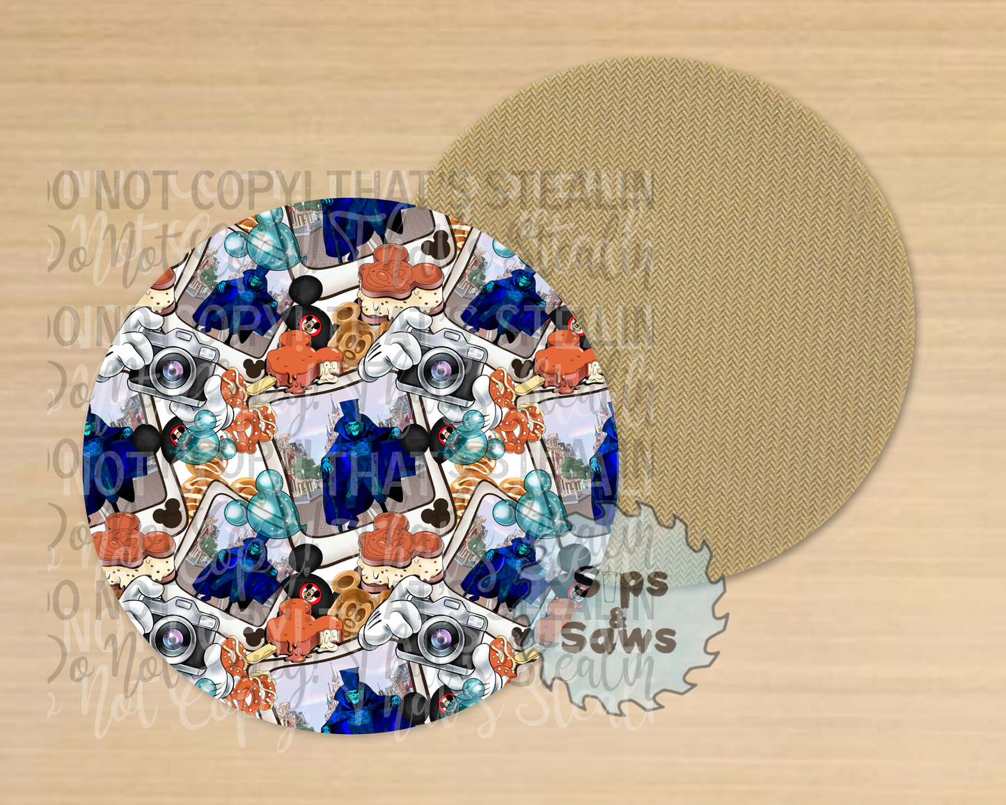 Hat Box Sublimation Coaster