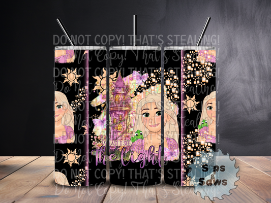 20oz Tangled Sublimation Tumbler