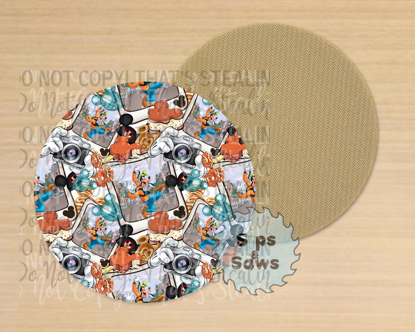 Goofy Sublimation Coaster