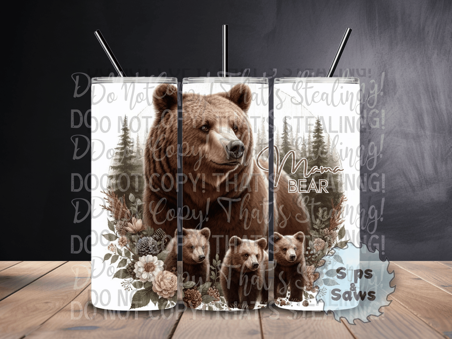 20oz Mama Bear Tumbler