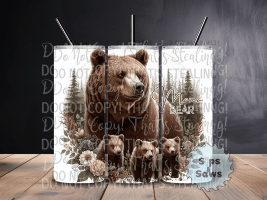 20oz Mama Bear Tumbler