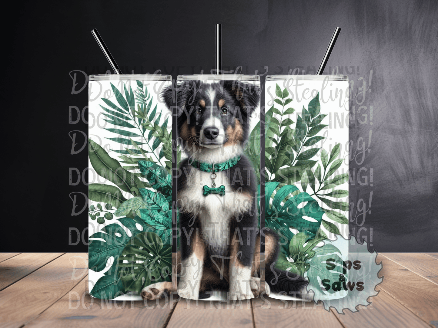 20oz Border Collie Tumbler