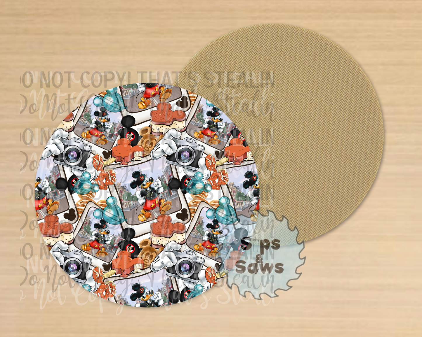 Donald Sublimation Coaster