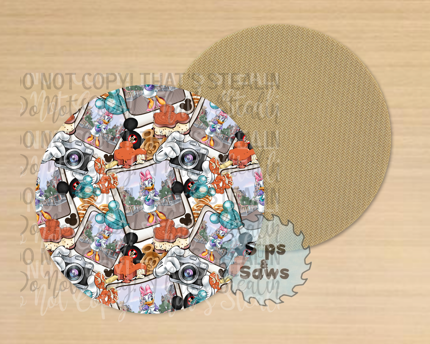 Daisy Sublimation Coaster
