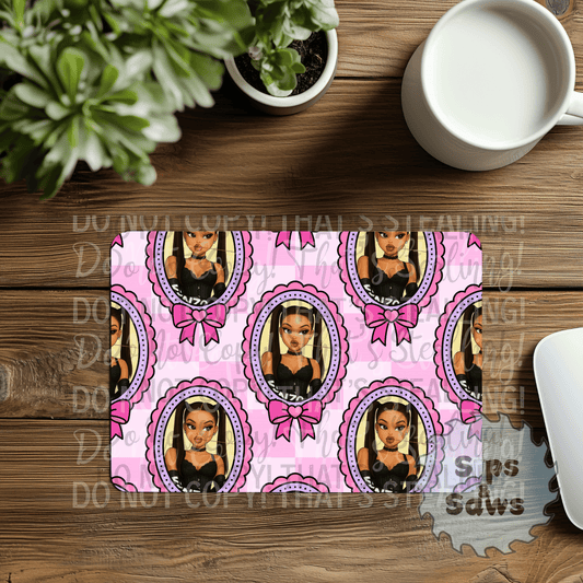 Bratz Pink Sublimation Mouse Pad