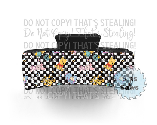 Hunny Bear Sublimation Hair Clip