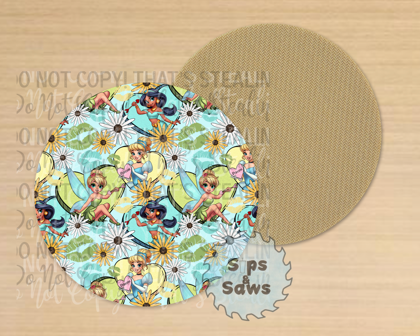 Princess Sublimation Coaster