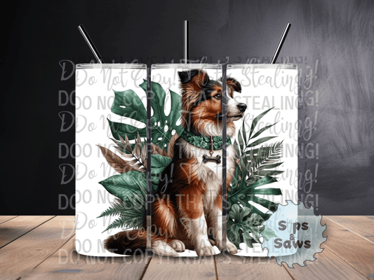 20oz Border Collie Tumbler