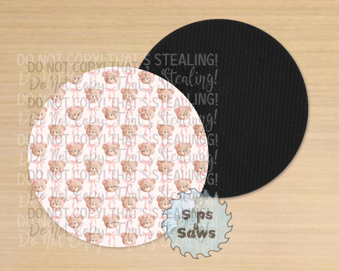 Teddies Sublimation Coaster