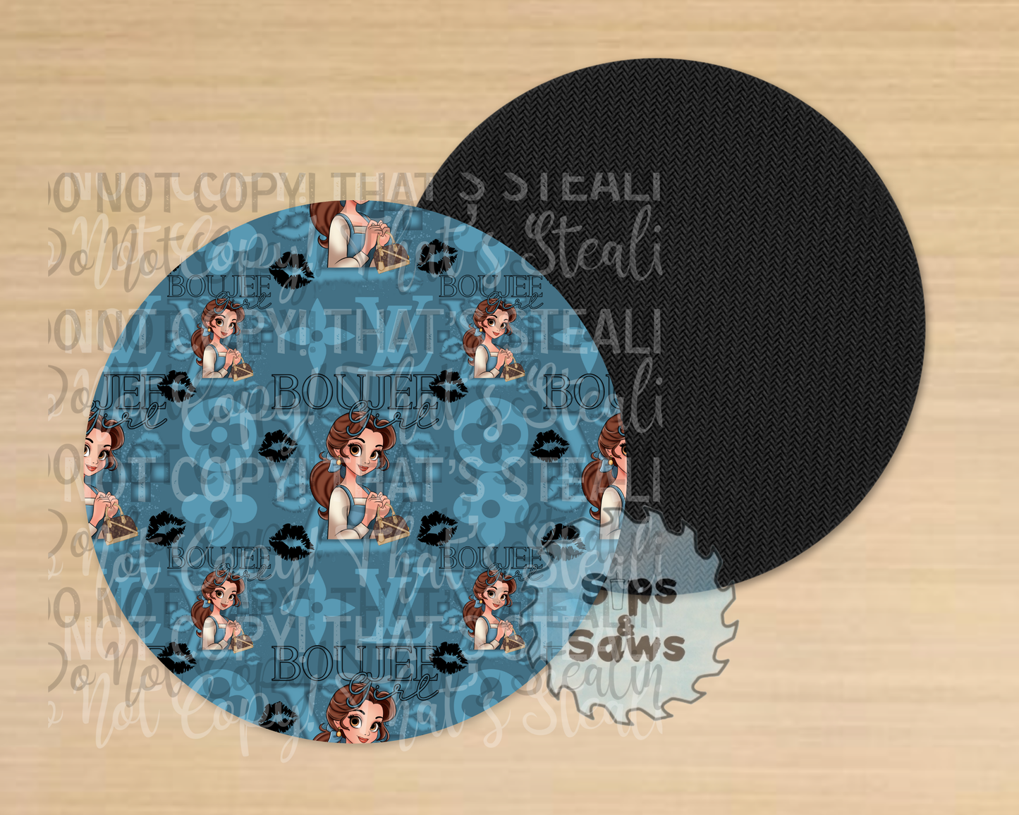 Designer Belle Sublimation Coaster
