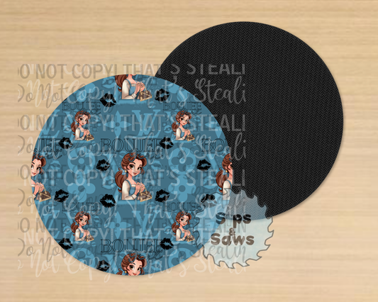 Designer Belle Sublimation Coaster