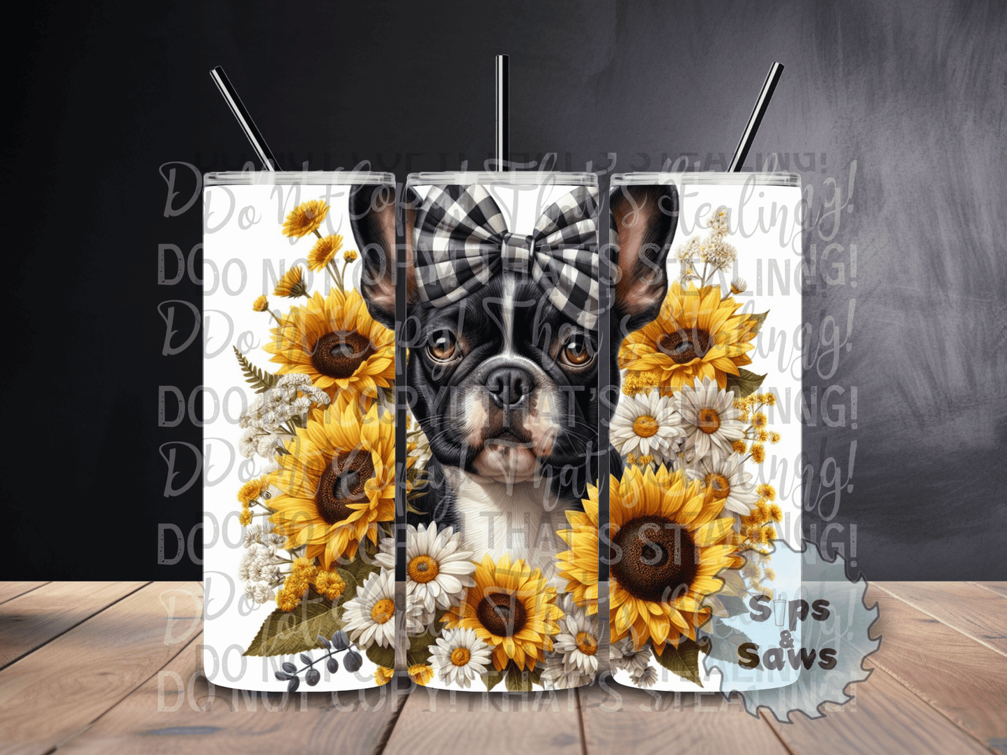 20oz Frenchie Tumbler