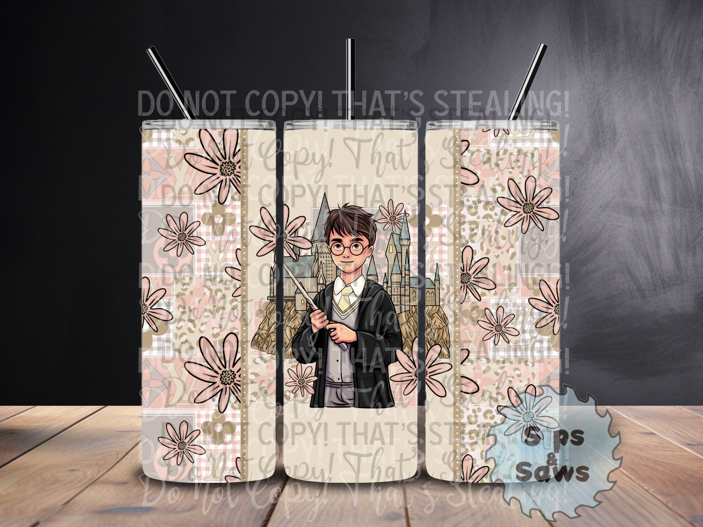 20oz Beige Harry Potter Sublimation Tumbler