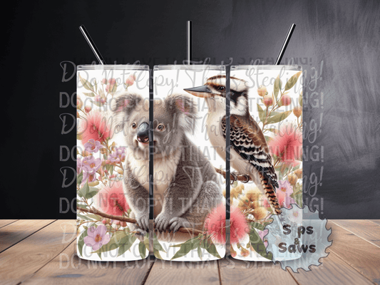 20oz Kookaburra & Koala Tumbler