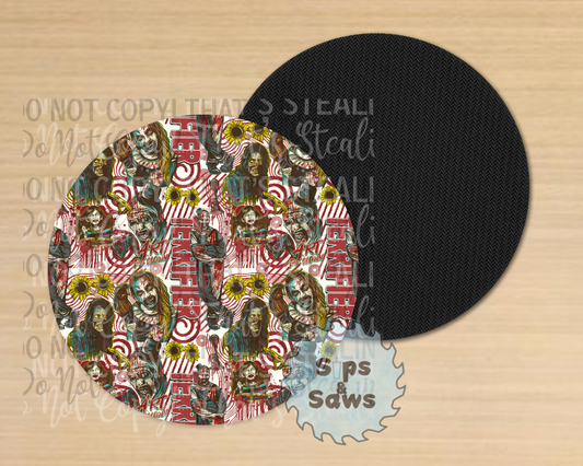Terrifier Sublimation Coaster