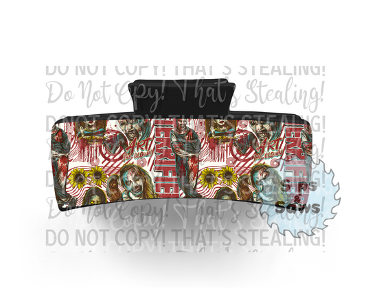 Terrifier Sublimation Hair Clip