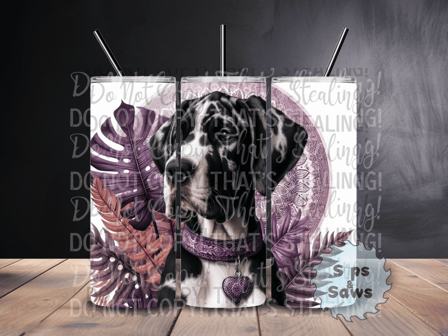 20oz Great Dane Tumbler