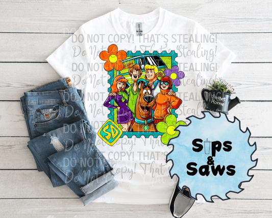 Stamp Scooby Doo DTF