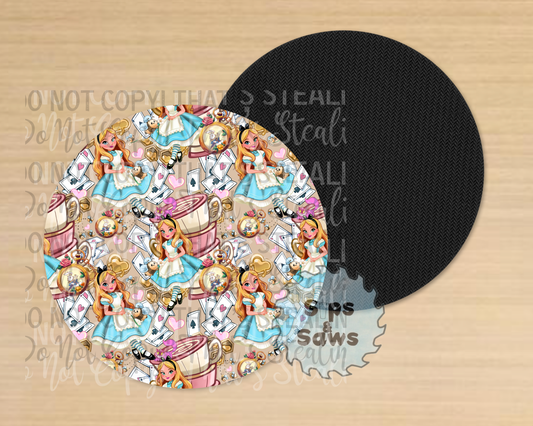 Alice Tan Sublimation Coaster