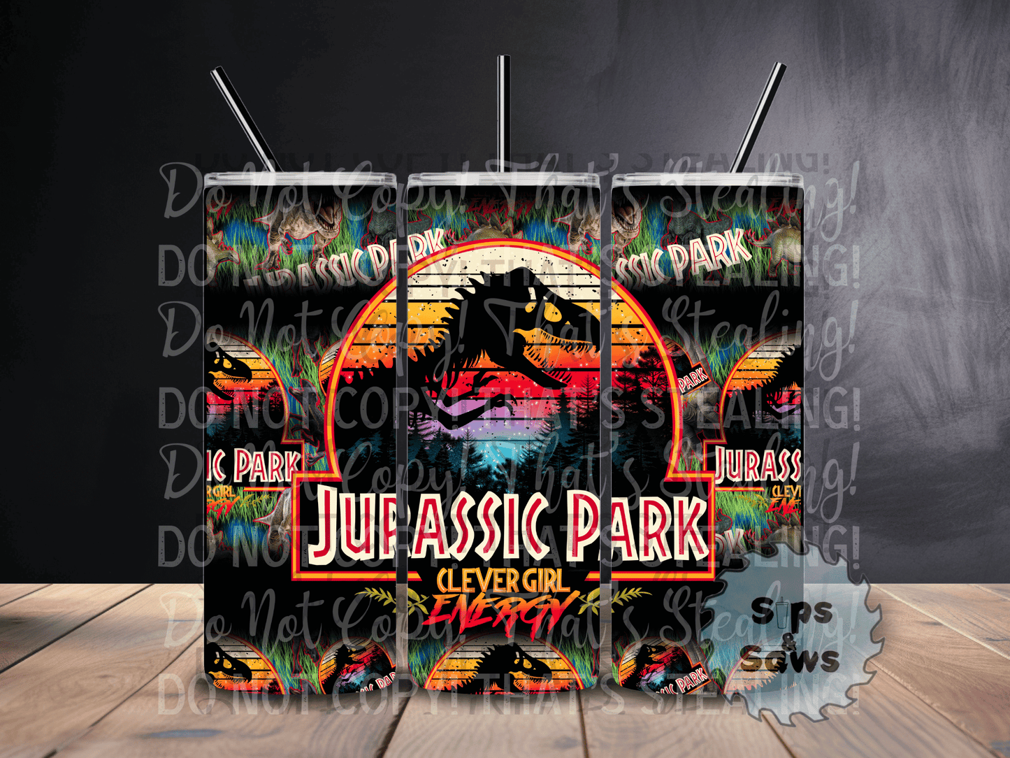 20oz Jurassic Park Tumbler